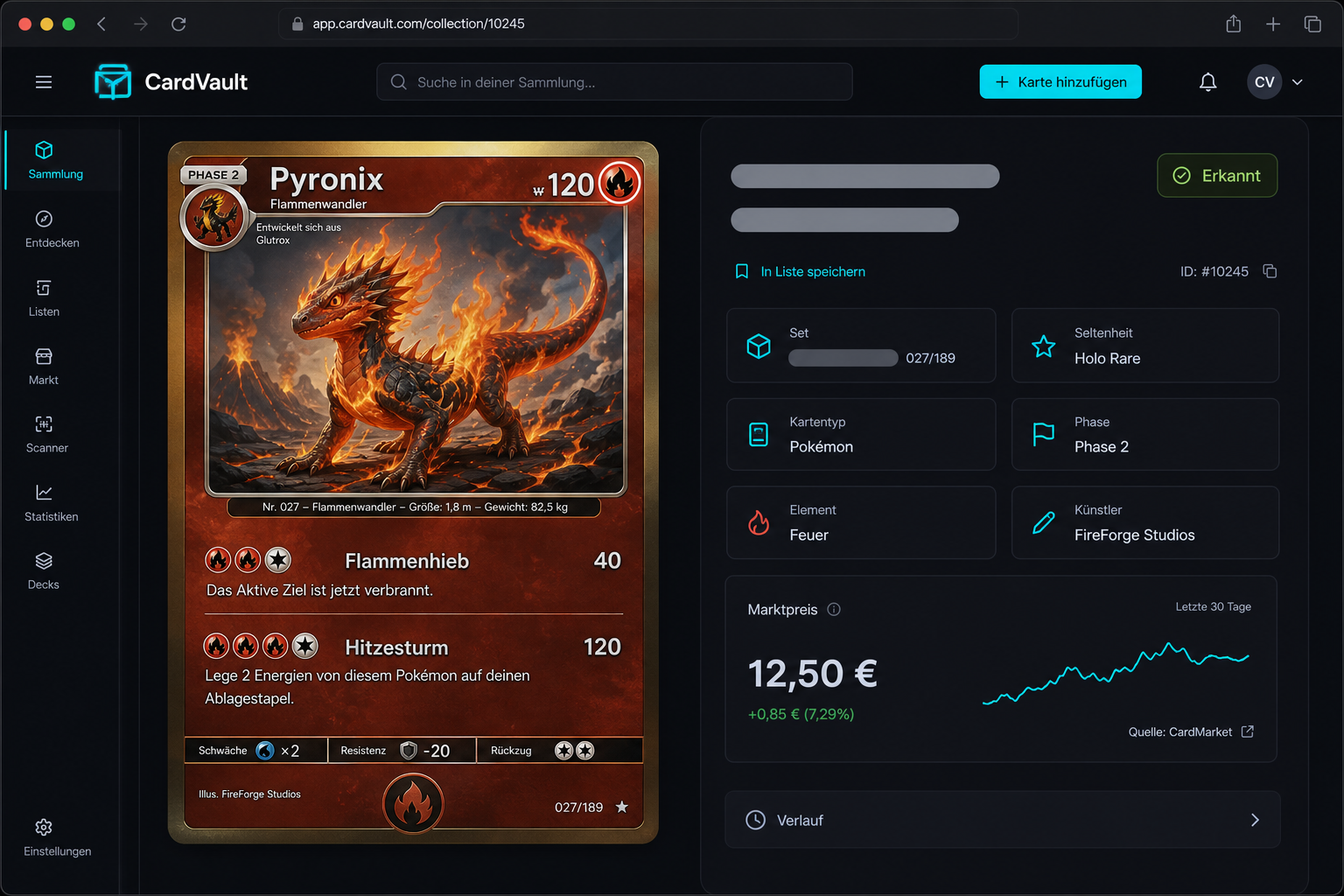 Kolvea Card Vorschau